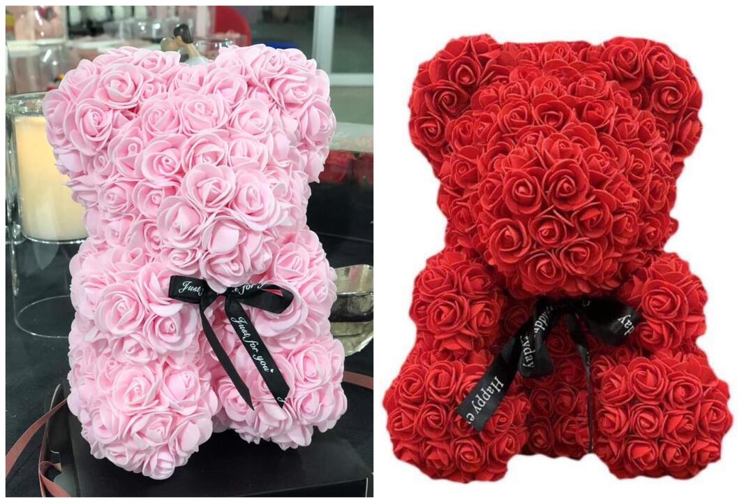 Rose Teddy Bear pink